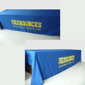 9 ft Imprinted Tablecloths for Trade Shows Exhibition Events